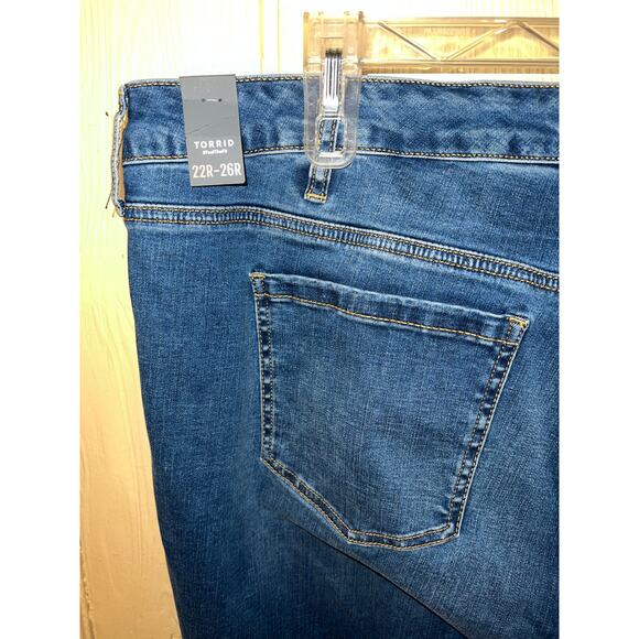 Torrid Jeans Womens 22W 24W 26W Boot TRIO FIT Very Forgiving Bootcut High Rise - Picture 6 of 9